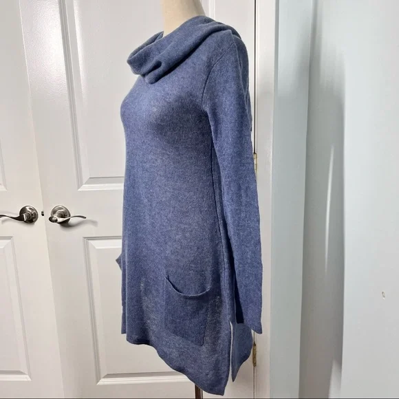 Sala Fifth Avenue 100% cashmere turtle neck hoodie sweater size XS - Picture 8 of 12